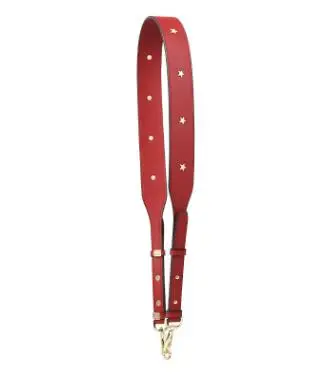 IMIDO длинный ремешок для сумки женские Сменные ремни на одно плечо ремень аксессуары звезда Золотая Пряжка PU кожа STP149 - Цвет: Red