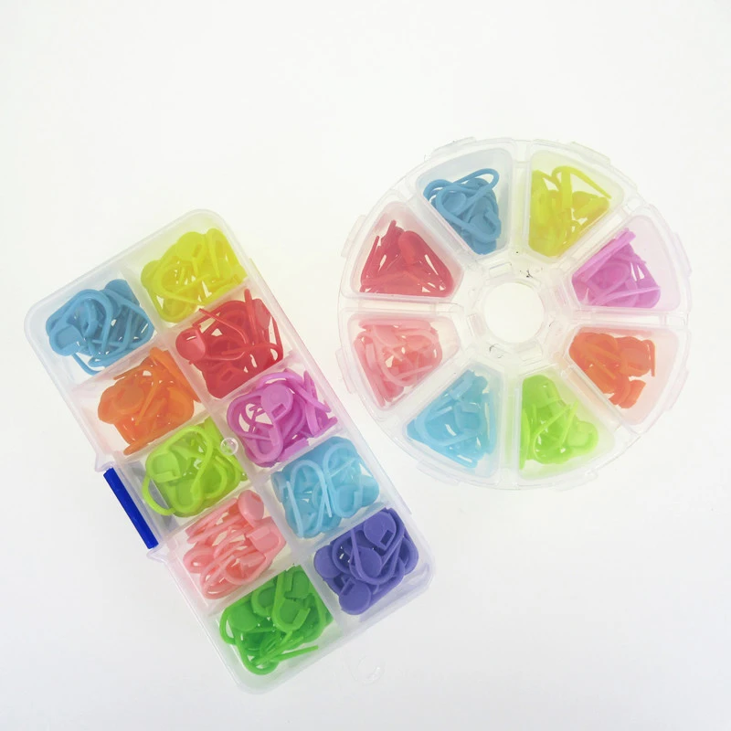 Multi-Color Plastic Small Buckle Safety Pin Markers Multi-Functional Knitting Accessories DIY Handmade Materials