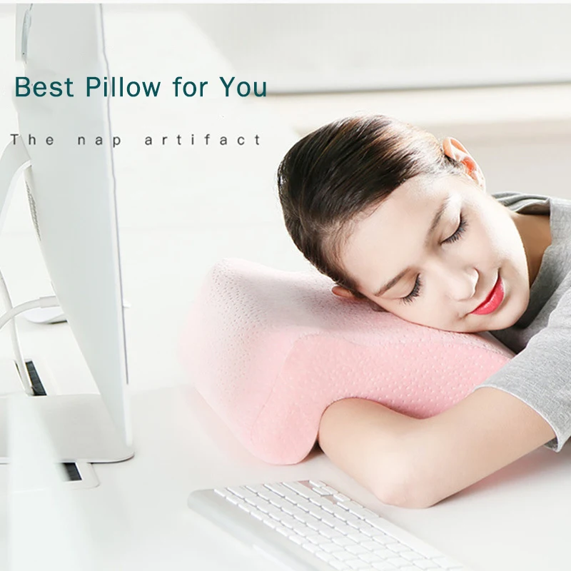

Nap Pillow Body Neck Pillow Cushion Orthopedic Almohada Slow Rebound Table Desk Pregnancy Used Back Cushion Travel Pillow Gift