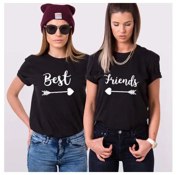 Mejores amigos camiseta Tumblr parejas BFF Bestie Tee mejor amigo juego Tops Bestie regalo mejor hermana Camisetas