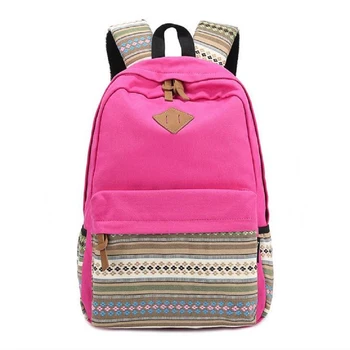 

Ladies Vintage Canvas Backpack Retro Vintage backpack for outdoor camping picnic Sports University backpack schoolbag