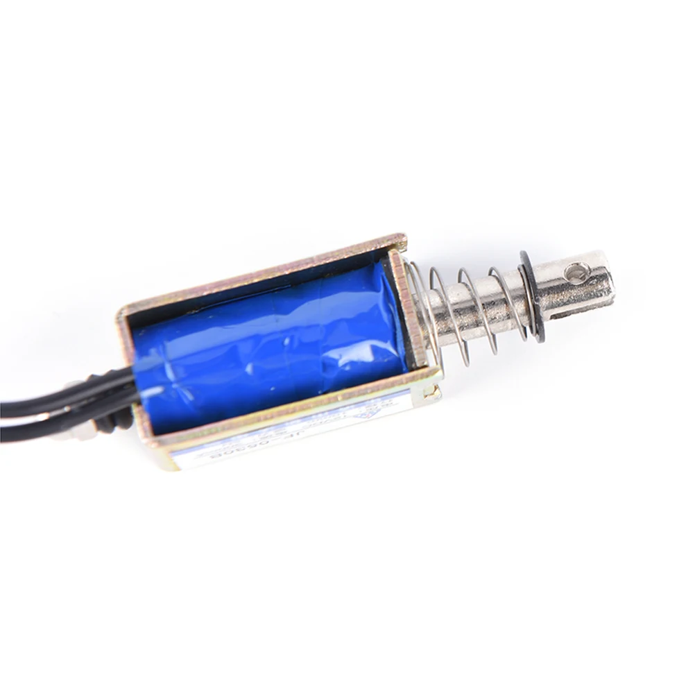 1Pcs practical Precise Pull-Push-Type Solenoid Electromagnet JF-0530B DC 300mA 12V  5N/10mm