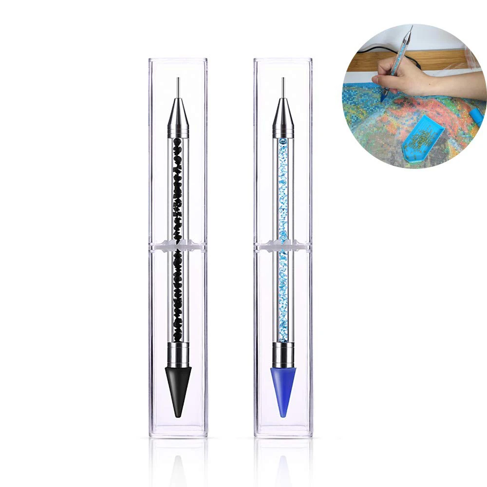 Two Diamond Painting Double-headed Drill Tools Pen for 5D DIY with Accessories Kits Cross Stitch | Дом и сад