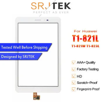 

Touch screen Digitizer For Huawei T1-821L T1-821W T1-823L Tablet Touch panel LCD display screen Sensor replacement 100% Tested