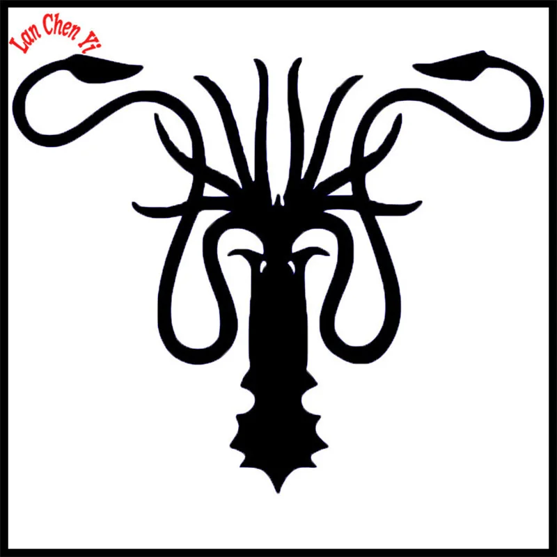 

JD69-4 Game of Thrones HOUSE GREYJOY Car Body Decoration Decal Personalized Fuel Tank Cover Stickers