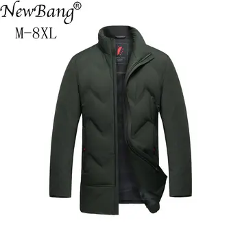 

NewBang Brand 6XL 7XL 8XL Warm Winter Down Jacket Man Duck Down Warm Thick Feather Parka For Men Outwear Large Size Coat