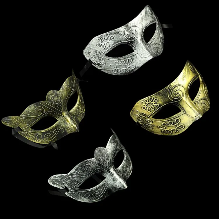 halloween dance party retro mask vintage antique decoration mens half face mask venetian mardi gras masquerade party mask (1)