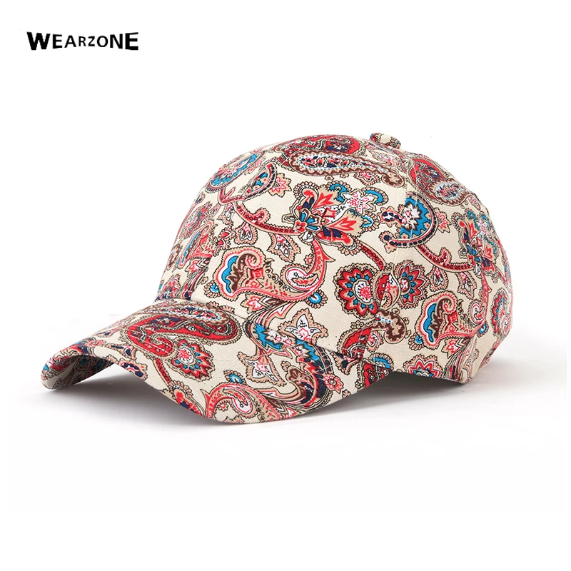 

WEARZONE New Baseball Cap Printed Retro Cotton gorras bone Caps Grinding Retro Snapback Hats for Men
