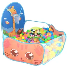 Портативный детские Манеж дети Крытый пул играть палатка дети Безопасный Складные манежи игровой бассейн шаров для детей подарки