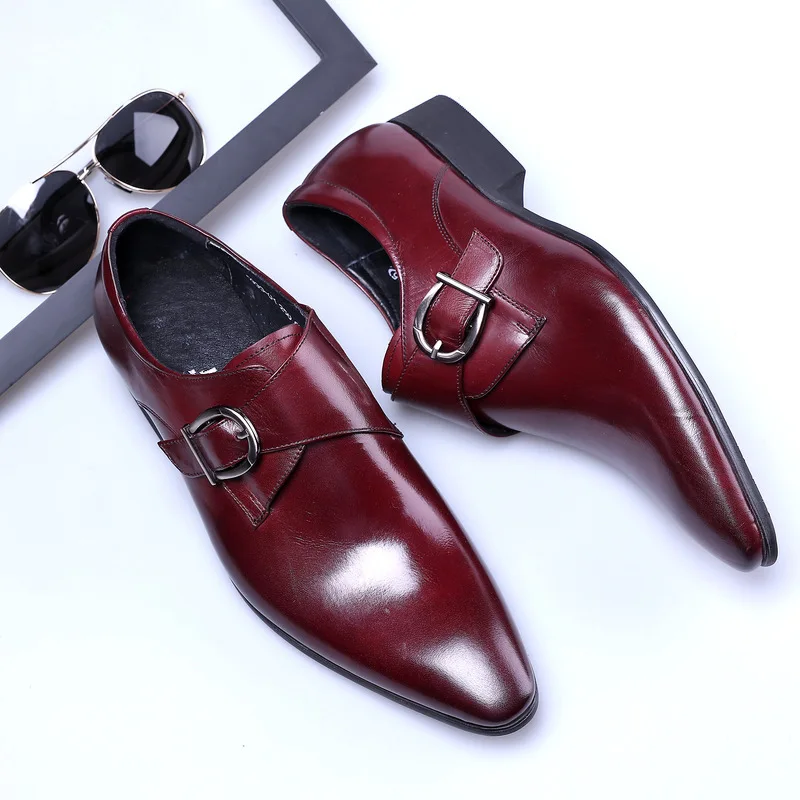 Huanqiu/весенние модные мужские туфли-оксфорды в деловом стиле; кожаная Высококачественная Повседневная дышащая мужская обувь на плоской подошве; большие размеры 39-48; ZLL531
