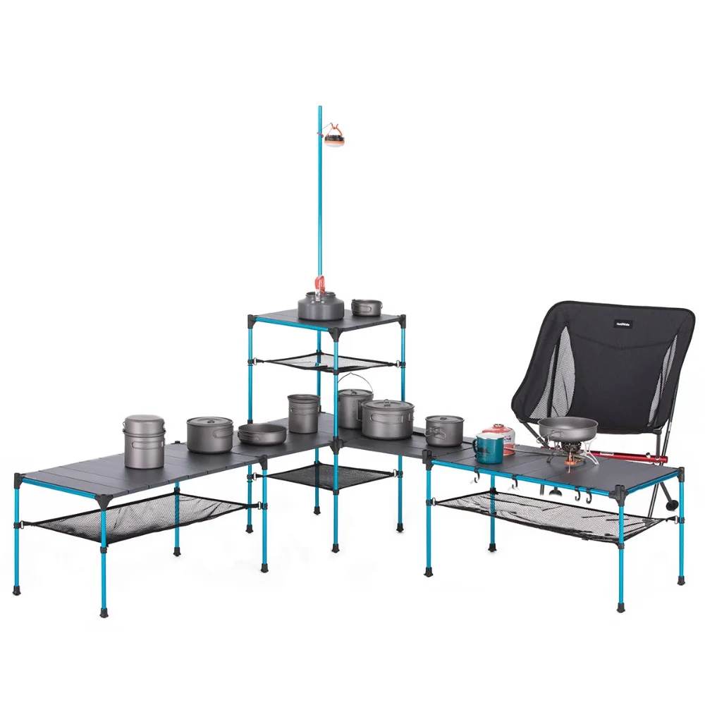 Naturehike de aleación de aluminio mesa plegable cambiante mesa al aire libre de luz Ultra portátil Camping Picnic cena barbacoa de mesa de fiesta