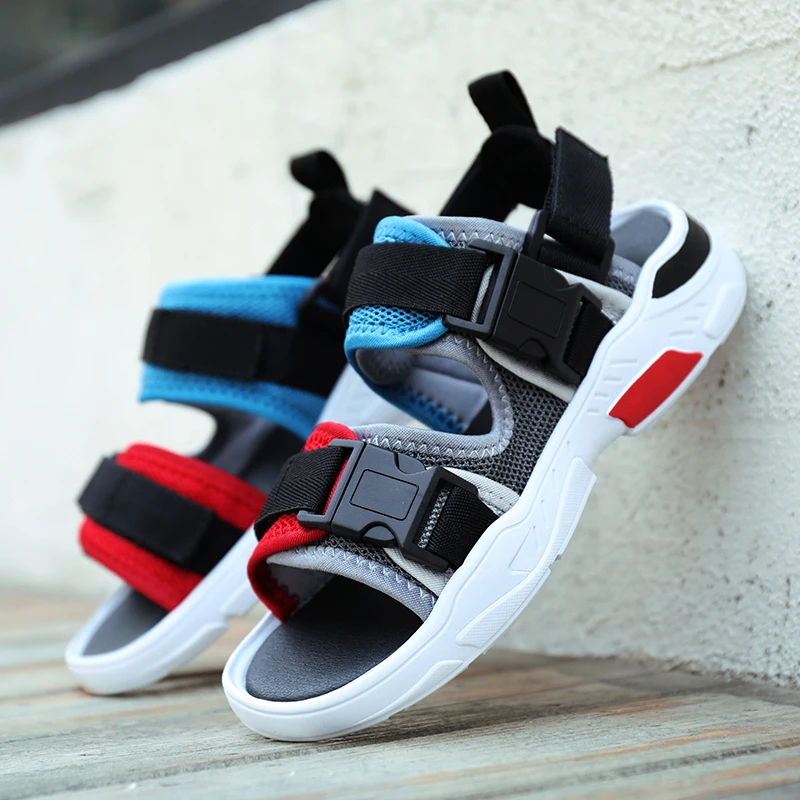 

ULKNN Boys sandals 2019 summer new open toe children's sandals kids soft bottom baby boys big enfant beach shoes