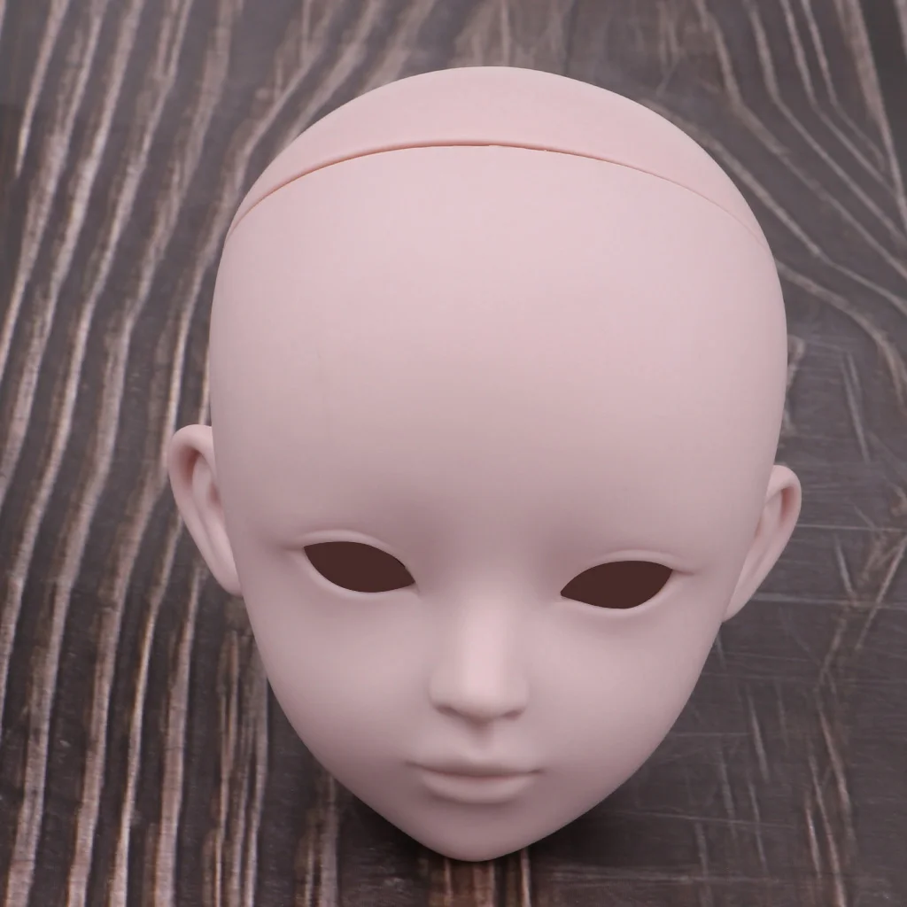 

1/3 BJD Head Sculpt Doll Body Parts Custom DIY Making - Can Change Eyes, Facial Make Up