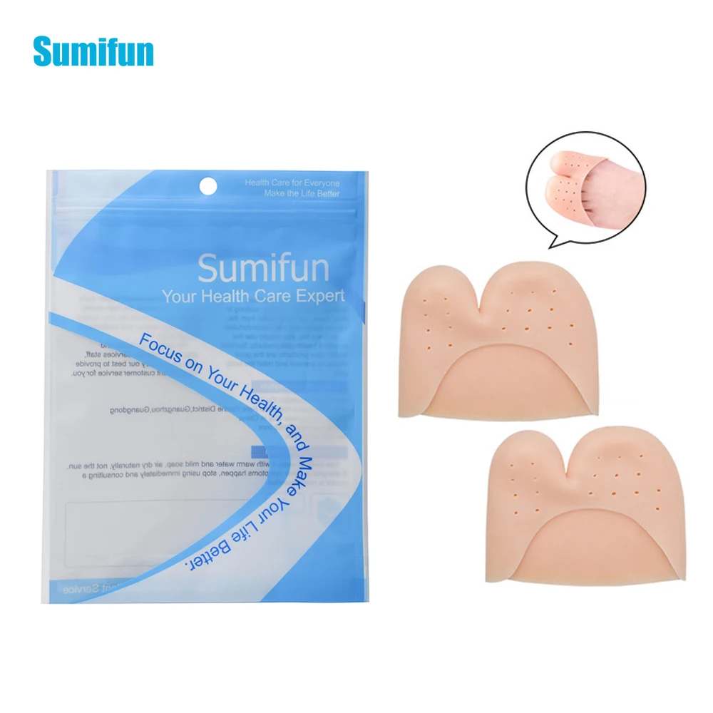 1 Pair Silicone Toe Sleeve Foot Protection Ballet Shoe High Heels