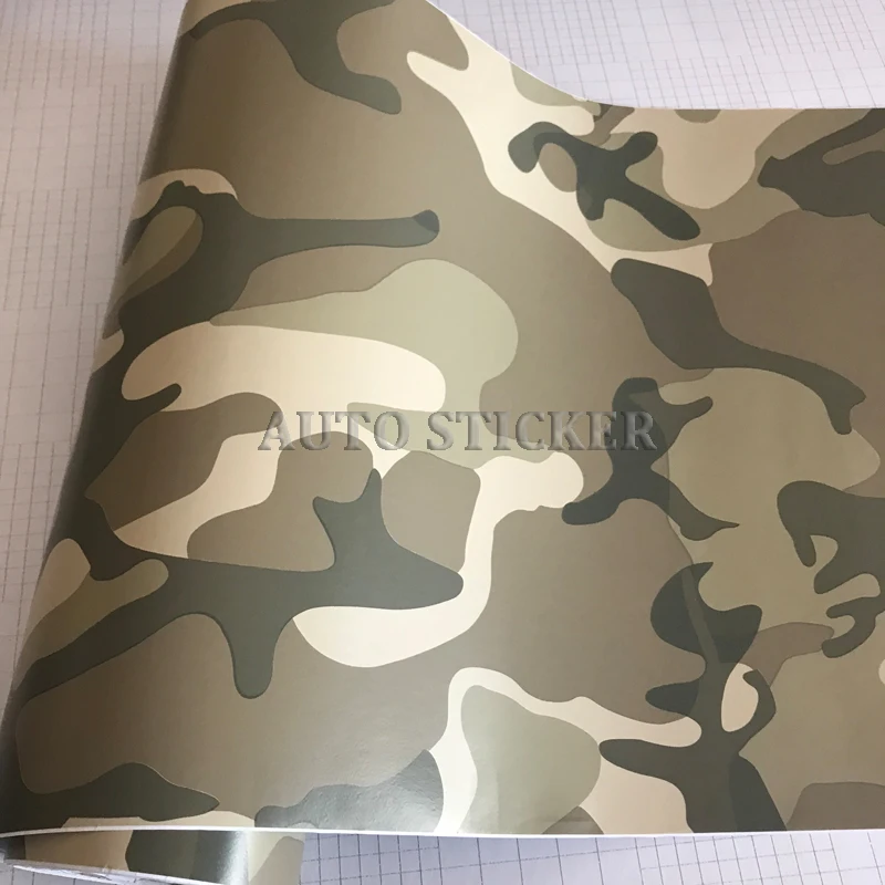 50cm width DESERT Camo vinyl wraps car sticker 7