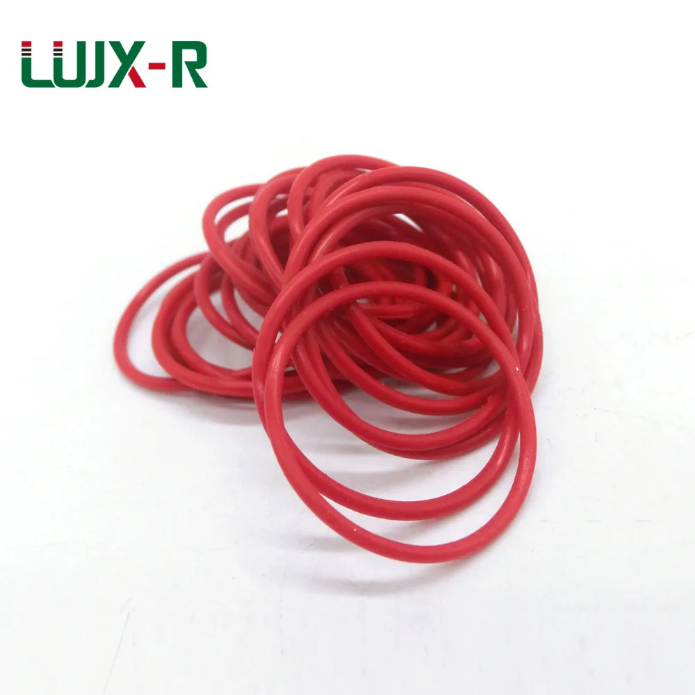 LUJX R 5 шт. CS 3 мм уплотнительное кольцо красная силиконовая уплотнительная
