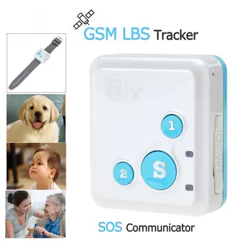 

Portable Universal RF-V18 Car GSM LBS Tracker & SOS Communicator with Watch Strap & Necklace Style Lanyard