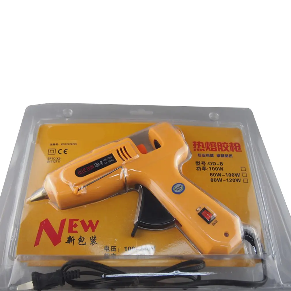 60w 100w Dual Power Hot Glue Gun High Power With Switch Glue Gun Hot Melt Glue Gun Durable Wear Resistant