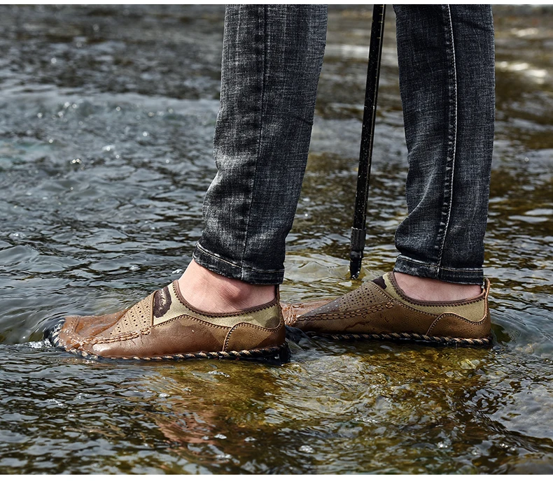 CIMIM Brand Business Men handwork casual leather shoes 38-48 Large size luxury fashion Office Driving shoes Men Loafers