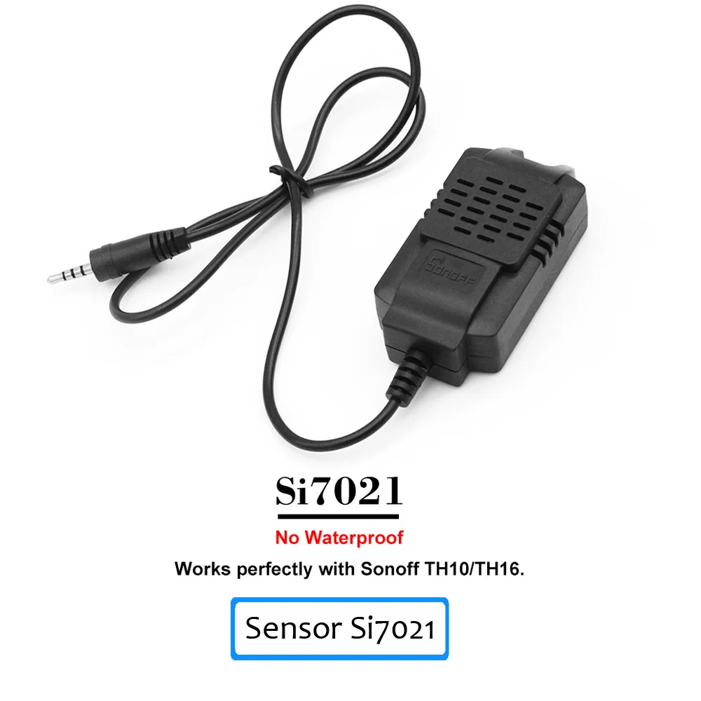 Sonoff TH10 Wi-Fi Smart Switch 10A 2200 Вт беспроводной переключатель модули для автоматизации умного дома с датчиком температуры и влажности монитор - Комплект: Si7021
