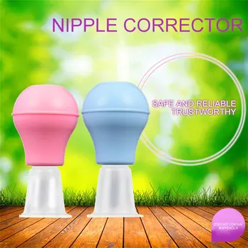 

Portable Women Silicone Nipple Orthotics Pump Suction Corrector Puller Retraction Nipple Health Care Massage Tools Manual Breast