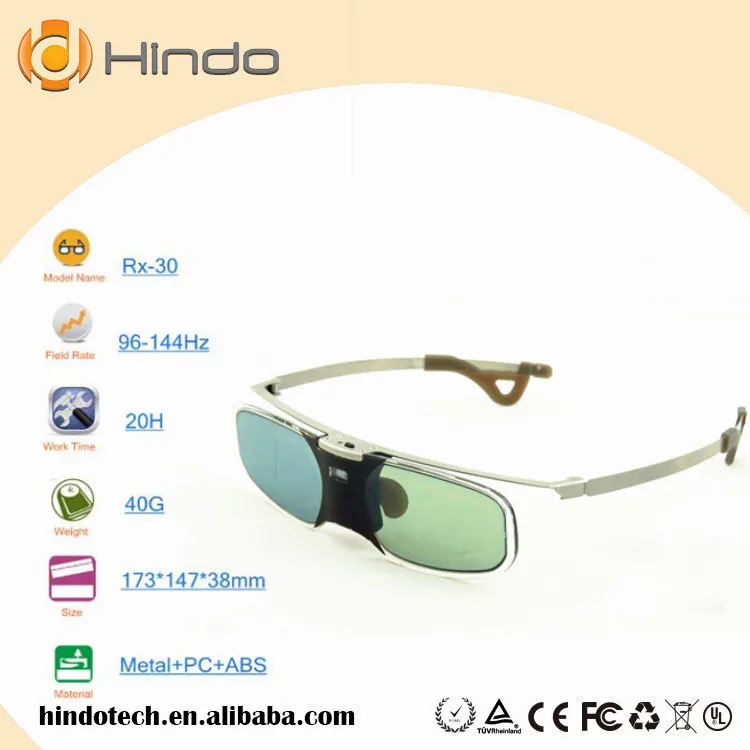 Активные 3d очки с затвором DLP для проекторов Optoma Sharp LG Acer BenQ LINK Link|3d active shutter glasses|active