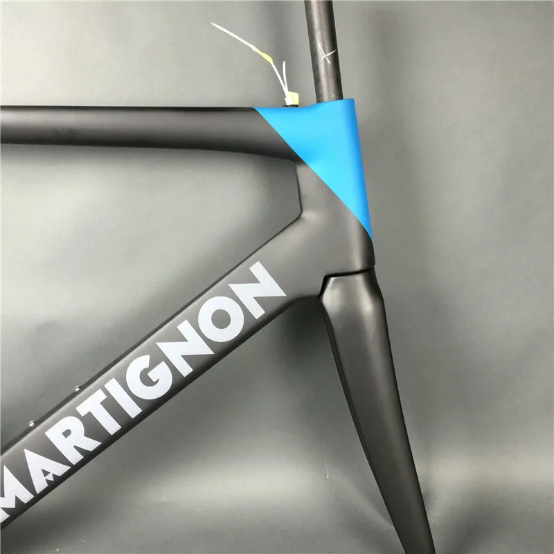 Clearance Road Bike Full Carbon Frameset carbono fiber frame black blue high strength size 48/51/54/56/58cm glossy/matte UD surface 7