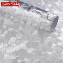 60x500 см без клея 3D каменный узор Электростатическая стеклянная пленка ванная комната гостиная кухня солнцезащитный крем для раздвижных дверей и окон пленка