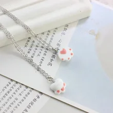 Cute Cat Paw Necklace