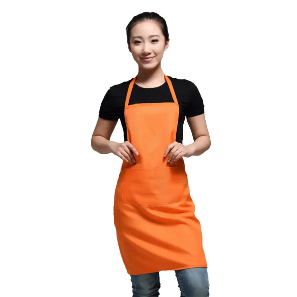 WITUSE женский фартук с карманами для кухни, ресторана, кулинарного магазина, художественный фартук для работы, корейский фартук официанта Aprons'