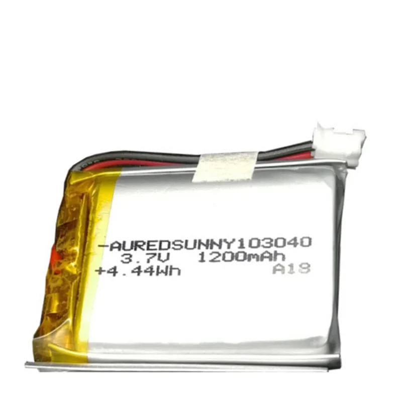 

103040 Lithium Polymer LiPo Rechargeable Battery Replacement 3.7V 1200mAh For Mp3 Mp4 Mp5 DIY PAD DVD E-book Bluetooth Headset