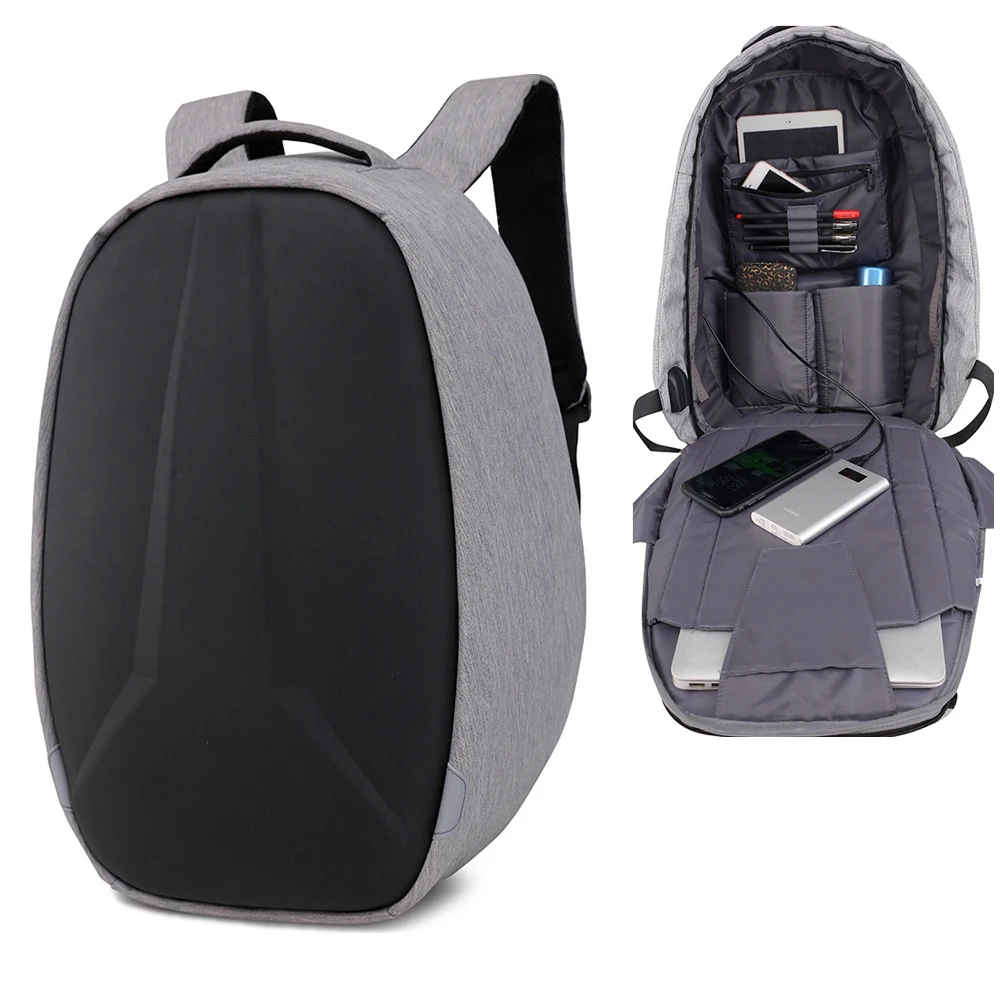

Men bag Multifunction USB Charging Backpack Headphone plug Anti-theft 15.6" Laptop Backpack waterproof Business Large Travel bag