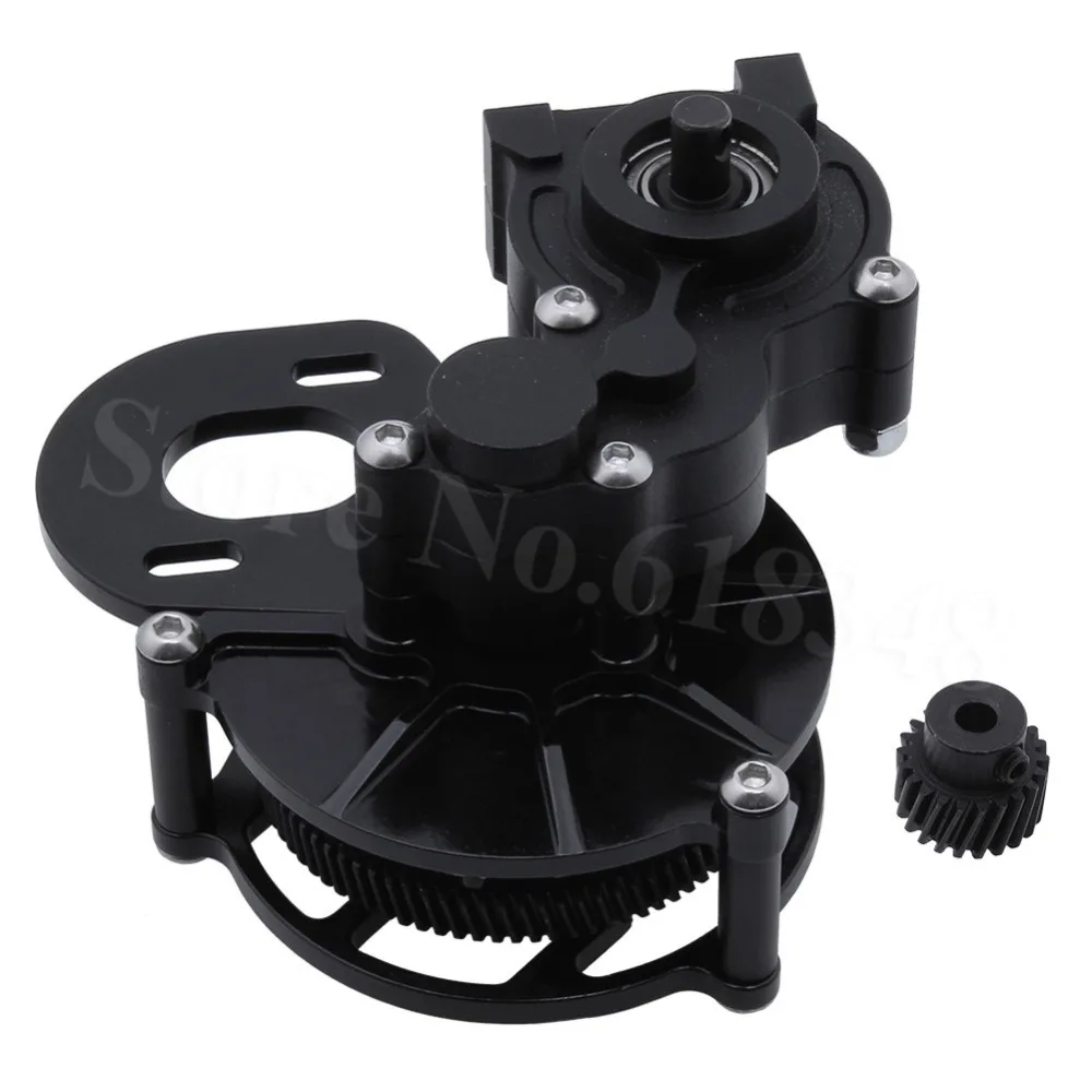 

Full Metal Assembled Aluminum Center Transmission Gearbox Case Steel Metal Gear For Axial SCX10 Crawler Car Model RC Toys Parts
