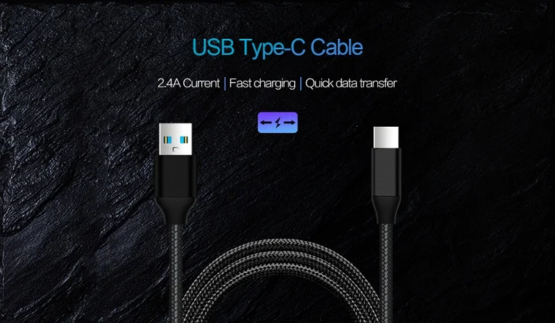 USB Type C Cable Adapter For Sony Xperia Fast Charging Data Cable Cord For Xiaomi 8 USB C Cable Quick Charge Cord                (3)