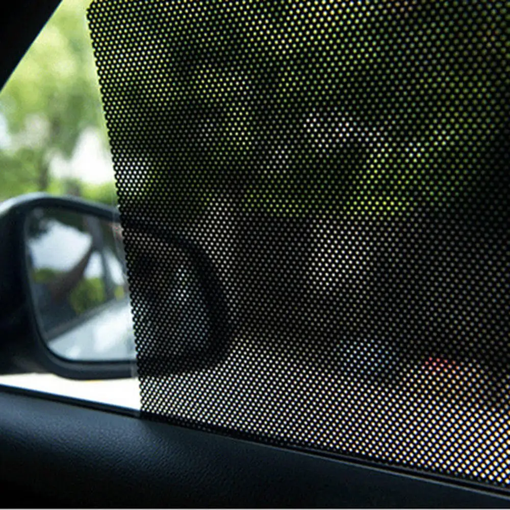 2 шт. авто боковое окно сетка пленка ветровое стекло сетка защита от солнца наклейка УФ защита автомобиля статический Зонт 42 см* 38 см