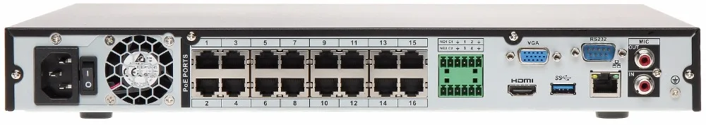 Dahua оригинальный 16CH 3MP H.264 IPC HFW1320S 16 шт. Пуля IP камеры безопасности POE DAHUA DHI NVR4216 16P 4KS2