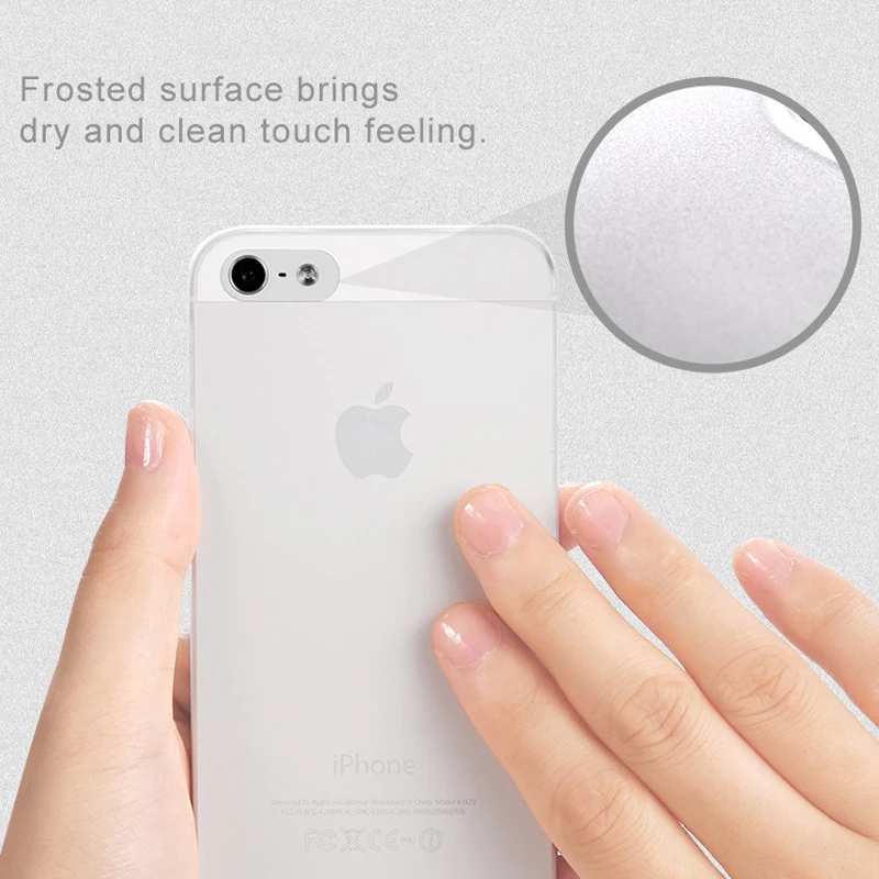 CAFELE Clear Case For iPhone SE 5S Cases Super Slim PP Phone Cover For iPhone SE 5 5S Ultra Thin Transparent flexibility shell CAFELE Clear Case For iPhone SE 5S Cases Super Slim PP Phone Cover For iPhone SE 5 5S Ultra Thin Transparent flexibility shell