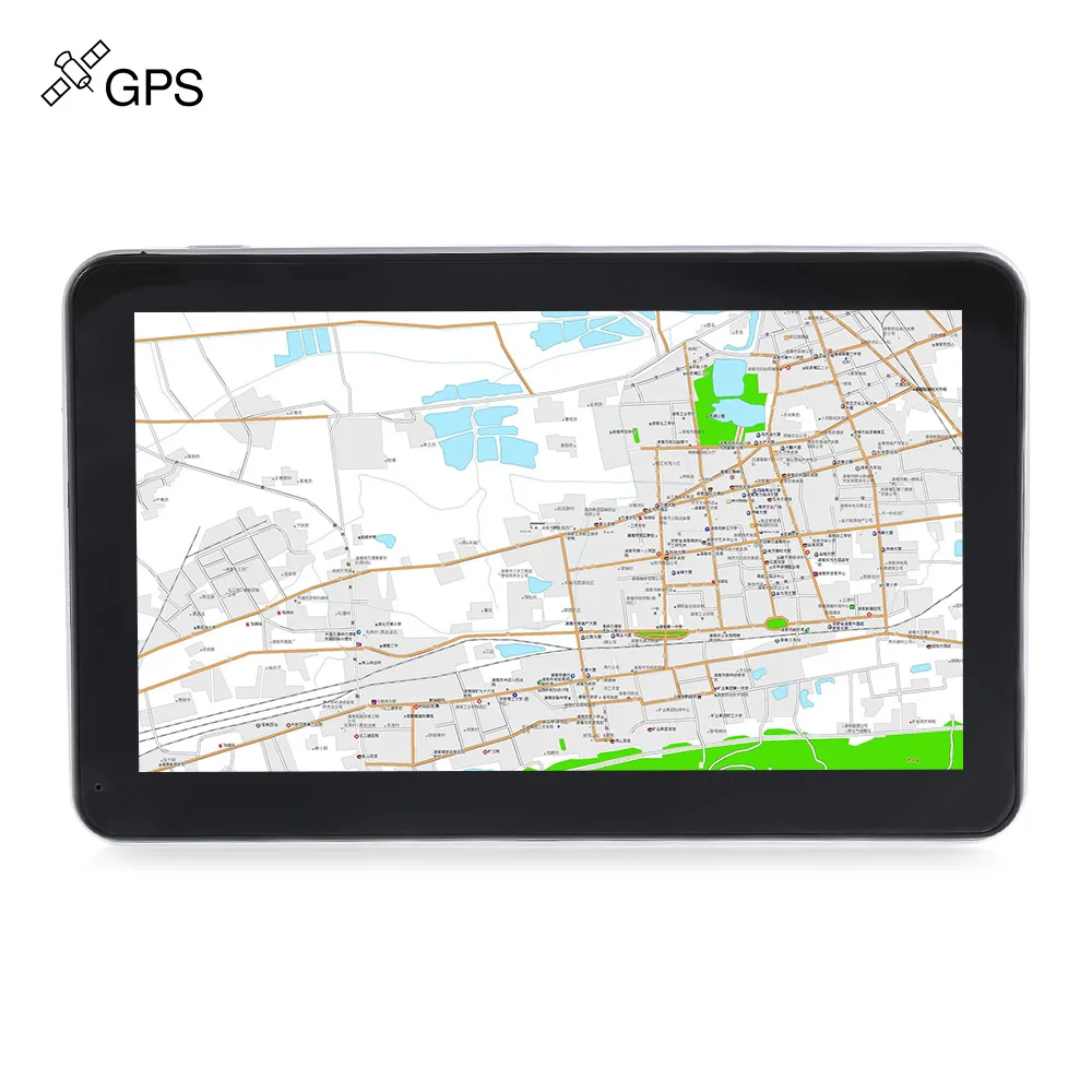 704 7 pulgadas Win CE 6,0/pantalla táctil coche GPS Navegador de navegación 800x480 reproductor multimedia con mapas gratis