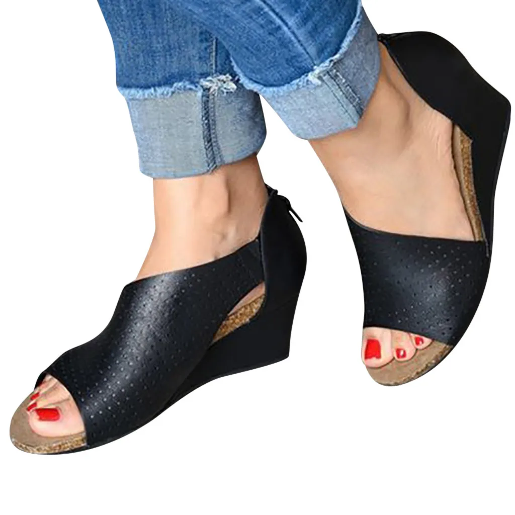 Женские Модные ботильоны с заклепками и с открытым носком открытый носок пляжные Повседневное обувь, римские сандалии; scarpe donna; кожаные туфли-лодочки; sandalias de verano para mujer