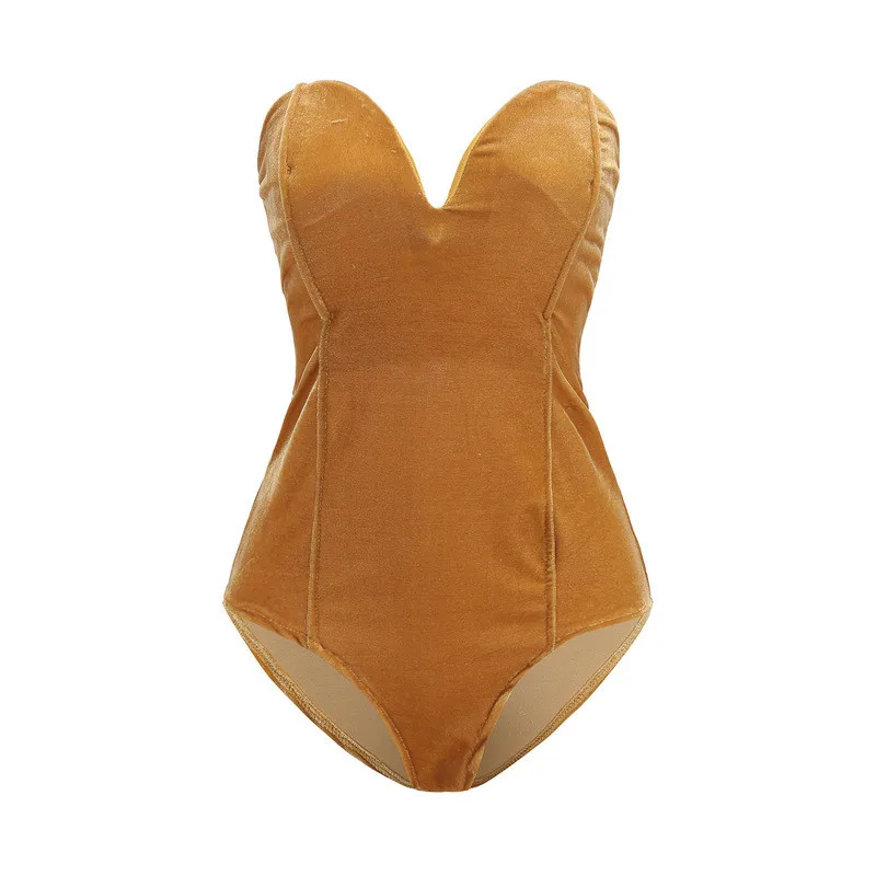 Gold bodysuit