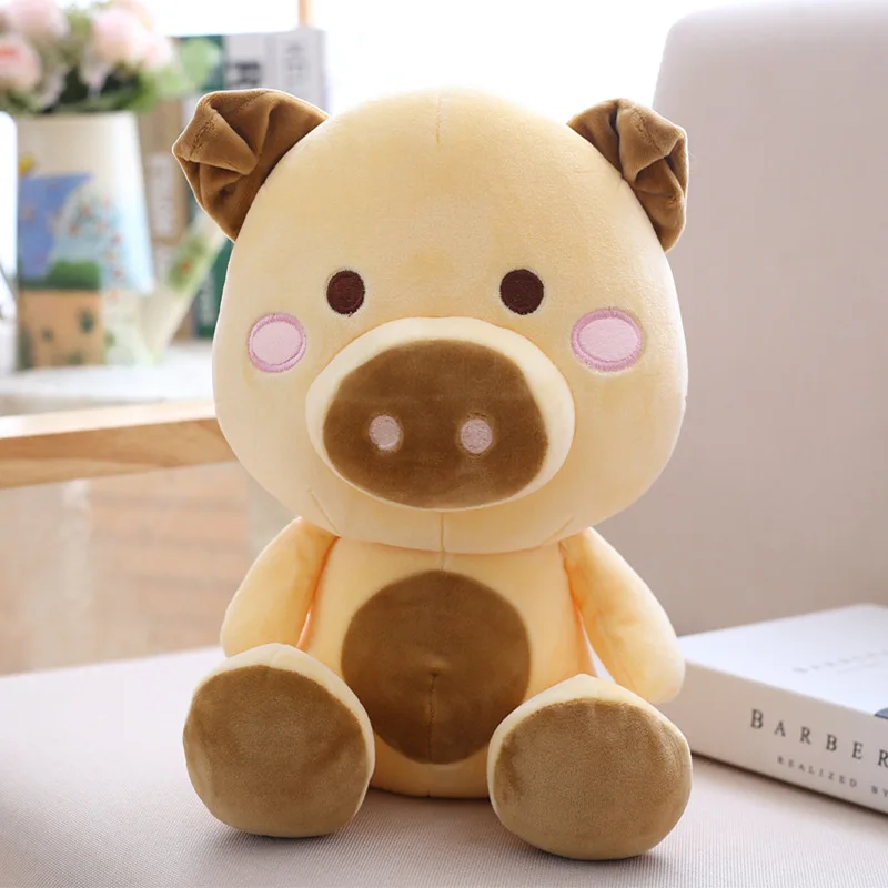 30 см игрушки хобби мягкие животные Плюшевые Милые игрушечная свинка подарок на день рождения для девочек с прекрасные сумки - Цвет: brown