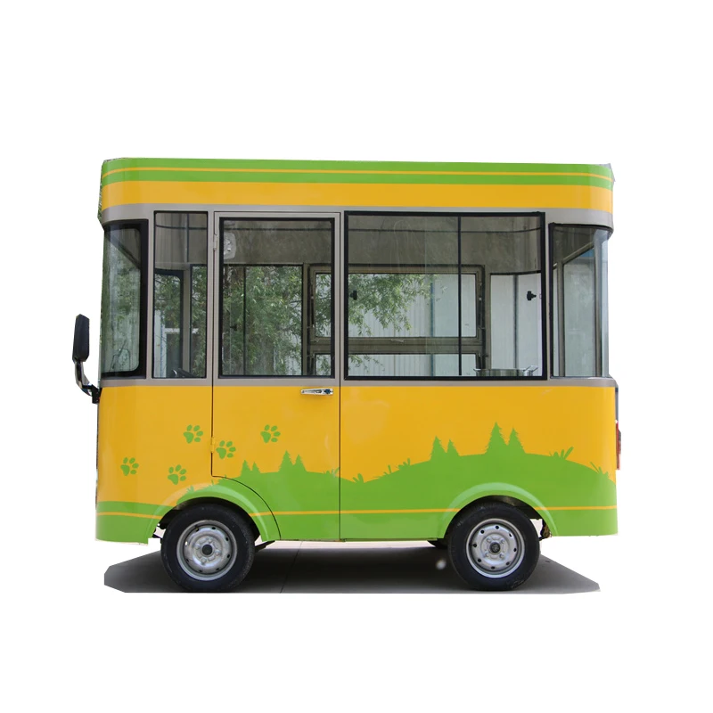 

2019 hot sale mobile electric snack fast food cart/truck/trailer outdoor use with drive power ,tourist car for sale