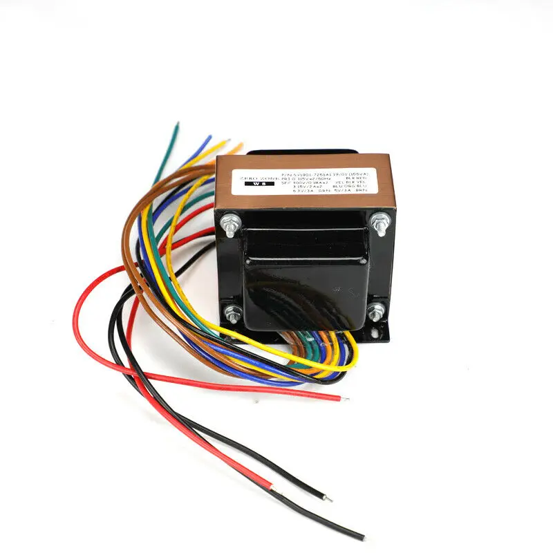 GZLOZONE 155VA ei силовой трансформатор для лампового усилителя мощности 300V* 2+ 3,15 V* 2+ 6,3 V+ 5V L16-6
