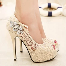 BICOLOR Women High Heels Sandals Thick Platform Shoes Woman Luxury summer party wedding shoes super Sandal Female Open Toes Shoe