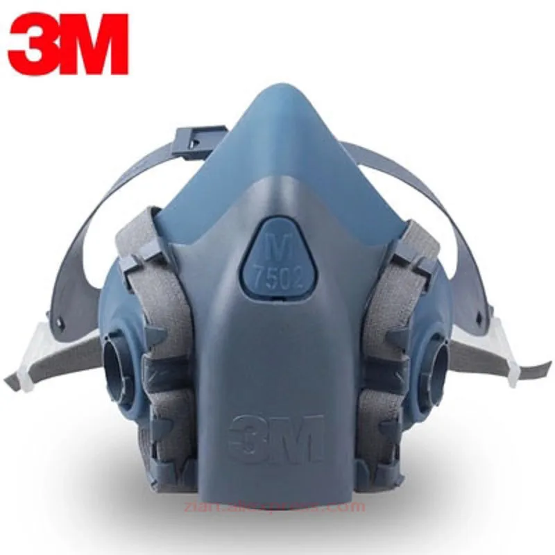

1/3/5 pieces 3M7502 Gas Mask Main Body Respirator Chemical Spray Paint Dust-proof with 6000 Series Filters Gas Mask