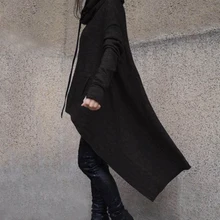 Повседневные толстовки с длинным рукавом, женские толстовки с капюшоном размера плюс, Свободный пуловер, необычный уличная одежда, спортивный костюм 5XL