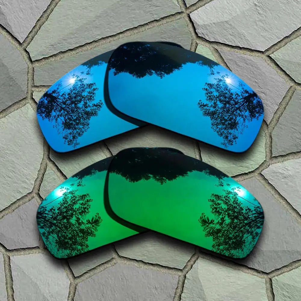 Sky Blue-Jade Green Небесно-голубые и нефритовые зеленые солнцезащитные очки поляризованные Сменные линзы для Oakley Monster Pup - Цвет линз: Sky Blue-Jade Green