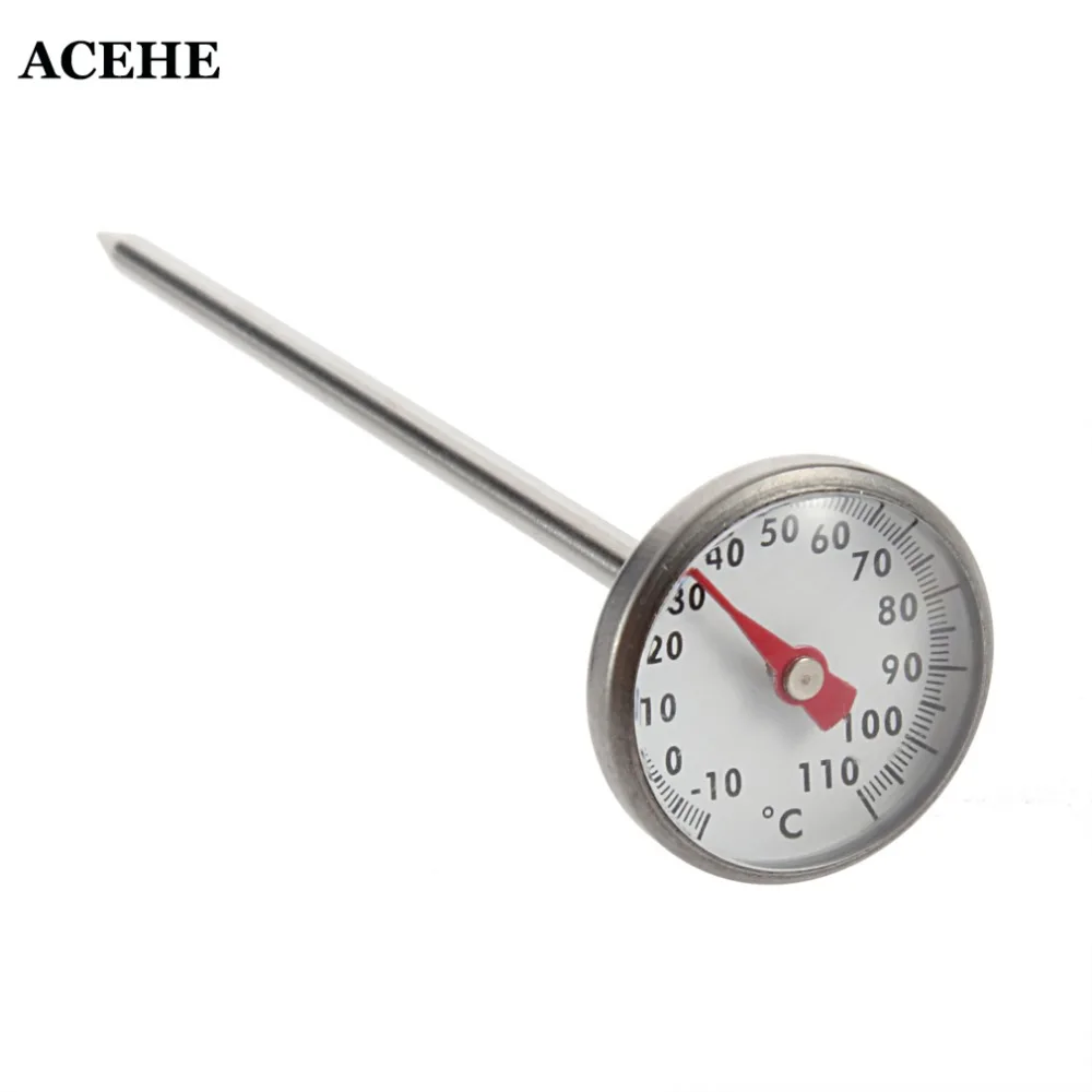 

ACEHE Stainless Steel Thermometer Kitchen BBQ Food Cooking Quick Response Instant Read Craft Thermometer Meter Measurement Tools