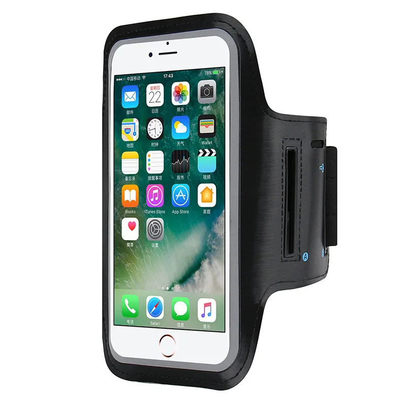 

Armband For Size 5.5'' inch Sports Cell Phone Holder Case For Phone On Hand For Iphone 6 Plus/6s Plus/7 Plus/7s Plus/8 Plus Case