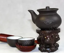 Erz yixing teekanne lila sand topf schwarz schlamm weihnachtsgeschenk teaports